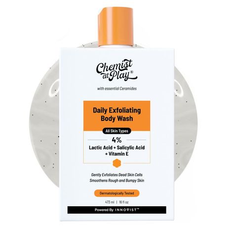 Buy Chemist at Play Exfoliating Body Wash | Salicylic Acid, Vitamin E & Lactic Acid | Softens Skin (473 ml)-Purplle