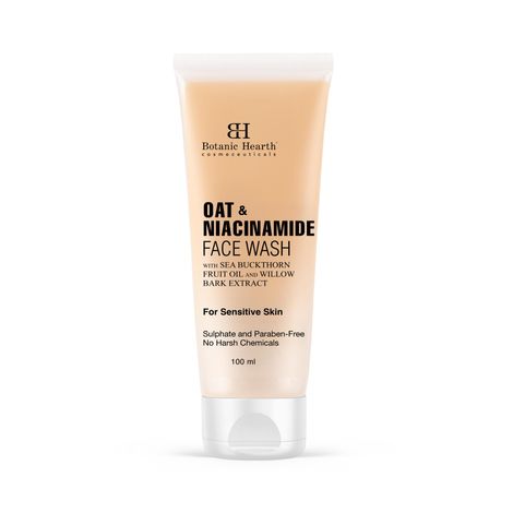 Buy Botanic Hearth Oat & Niacinamide Face Wash 100 ml-Purplle