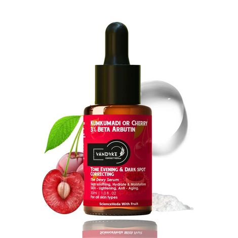 Buy Vandyke Kumkumadi, Cherry 3% Beta Arbutin Face Serum (30 ml)-Purplle