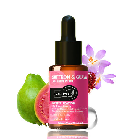 Buy Vandyke Saffron & Guava With 3% Tripeptide Face Serum (30 ml)-Purplle