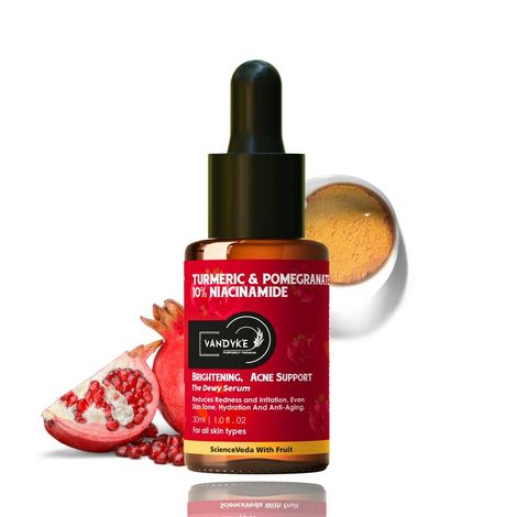 Buy Vandyke Turmeric & Pomegranate with 10% Niacinamide Face Serum (30 ml)-Purplle