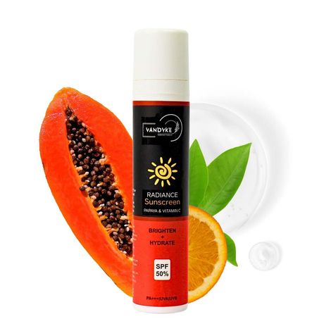 Buy Vandyke Radiance Sunscreen Papaya & Vitamin C (50 ml)-Purplle