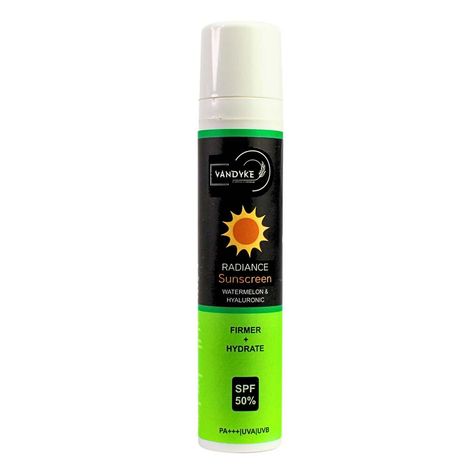 Buy Vandyke Radiance Sunscreen SPF 50 PA+++ - With Watermelon & Hyaluronic (50 ml)-Purplle