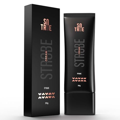 Buy SOTRUE Strobe Cream Pink for Face Radiance, Multipurpose Strobe Cream, Dewy Glazed Instant Glow, Highlighter For Face, Boosts Hydration, For All Skin Types, 30 gm-Purplle