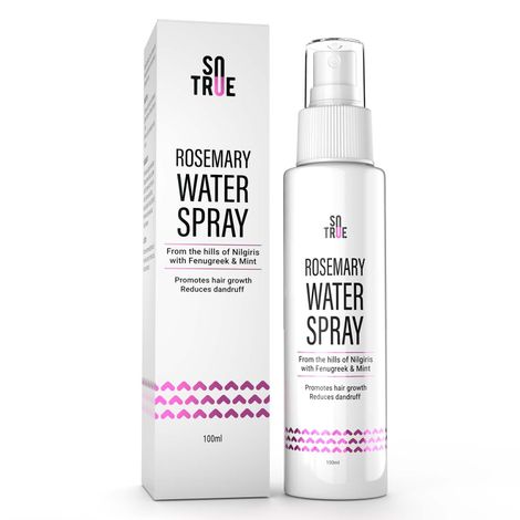 Buy SOTRUE Rosemary Water Spray For Hair Growth, Rosemary Hair Mist, Helps Reduce Hairfall, Strengthens Hair, Stimulates Hair Growth, Healthy Nourished Hair, Suitable For All Hair Types 100 ml-Purplle