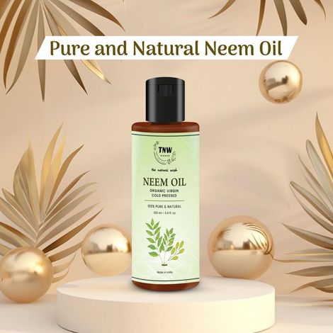 Buy TNW The Natural Wash Pure Cold Pressed Neem Oil for Skin and Hair (100 ml)-Purplle
