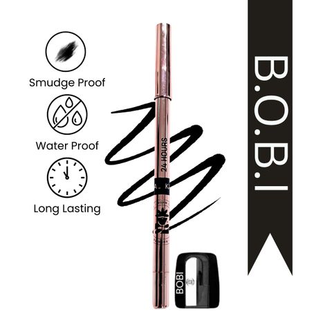 Buy b.o.b.i Long-Lasting 24-Hour Kajal - Smudge-Proof, Intense Definition All Day,1.5 gm-Purplle