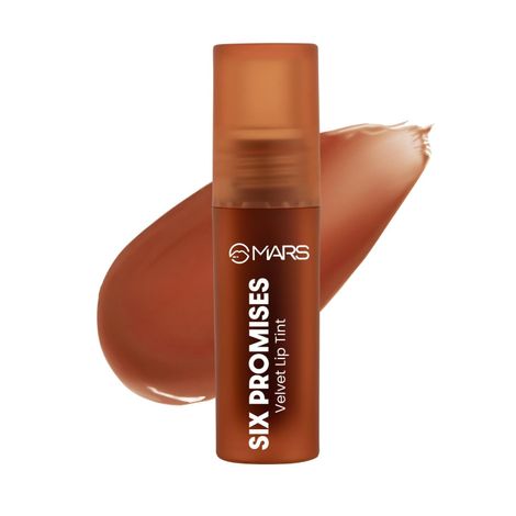 Buy MARS Love Track Collection Lip Tint (2.8 ml) (06-SIX PROMISES) | Velvet Matte Finish | Non-Sticky & Lightweight | Highly Pigmented | Comfortable Wear | 6 Flattering Shades-Purplle