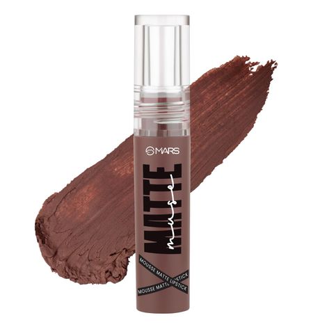 Buy MARS Matte Muse Mousse Lipstick (3 ml) (03-QUEEN) with Doe-Foot Applicator | Highly Pigmented | Smooth Texture | Hydrating Formula | Blurry Lips Effect-Purplle