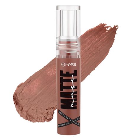 Buy MARS Matte Muse Mousse Lipstick (3 ml) (12-LOVE LADY) with Doe-Foot Applicator | Highly Pigmented | Smooth Texture | Hydrating Formula | Blurry Lips Effect-Purplle