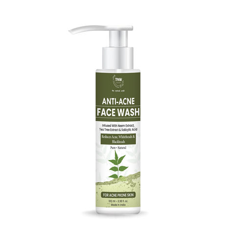Buy TNW The Natural Wash Anti-Acne Face Wash for&nbsp;Acne Prone skin&nbsp;&nbsp;|&nbsp;Reduces Acne , Whiteheads & Blackheads&nbsp;&nbsp;&nbsp;| With Neem,A&nbsp;Tea Tree ExtractA&nbsp;& Salicylic Acid 100 ml-Purplle