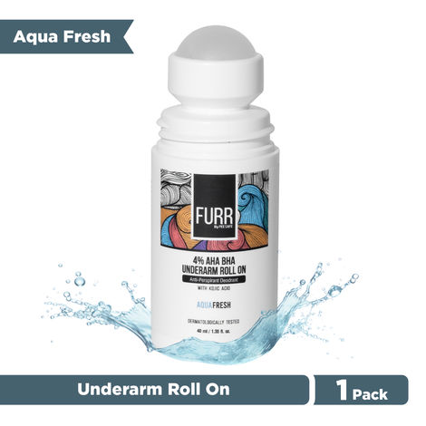 Buy FURR by Pee Safe 4% AHA BHA Under Arm Roll On 40 gm-Purplle