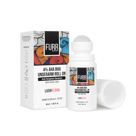 Buy FURR by Pee Safe 4% AHA BHA Under Arm Roll On - Flora 40 gm-Purplle