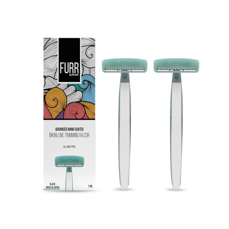 Buy FURR By Pee Safe Bikini Line Razor 1N (Pack of 2)-Purplle