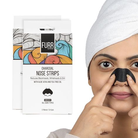 Buy FURR By Pee Safe Charcoal Nose Strips 3N (Pack of 2)-Purplle