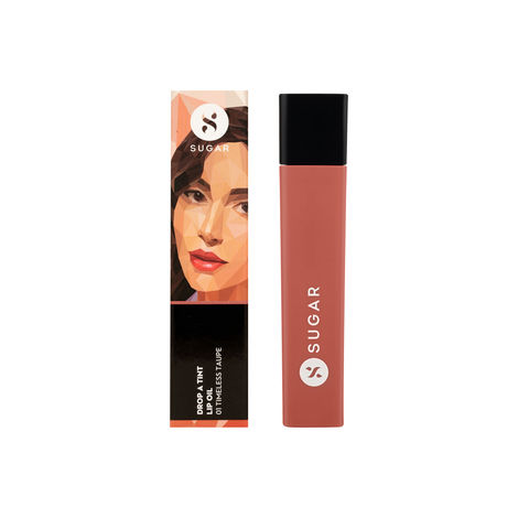 Buy Sugar Drop A Tint Lip Oil 01 Timeless Taupe 4 ml-Purplle