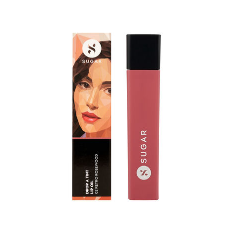 Buy Sugar Drop A Tint Lip Oil 02 Retro Rosewood 4 ml-Purplle