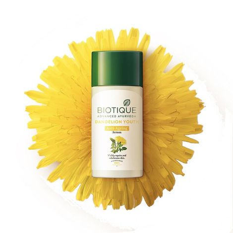Buy Biotique Dandelion Youth Anti-Ageing Serum (40 ml)-Purplle