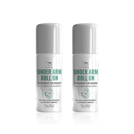 Buy TNW – The Natural Wash Set of 2 Underarm Roll-On Deodorant For Women 50 ml*2-Purplle