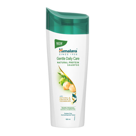 Buy Himalaya Gentle Daily Care Natural Protein Shampoo, Gently cleanses & strengthens, With Chickpea, Licorice & Amla, For Women & Men , 180 ml-Purplle