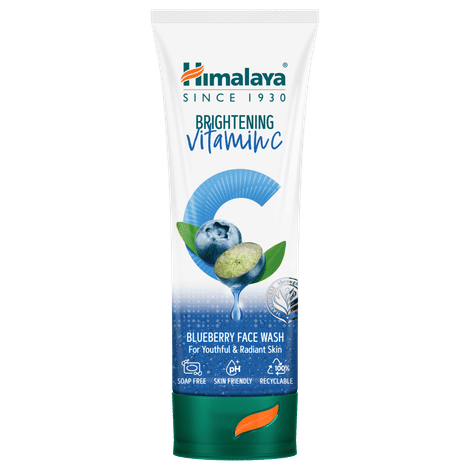 Buy Himalaya Brightening Vitamin C Blueberry Face Wash | Brightening Face Cleanser | Remove Dull Skin | 100 ml-Purplle