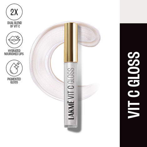 Buy Lakme Superglow, with Vit C & E, Lip Gloss, 2.5 ml, for Nourished Lips, Pearl-Purplle