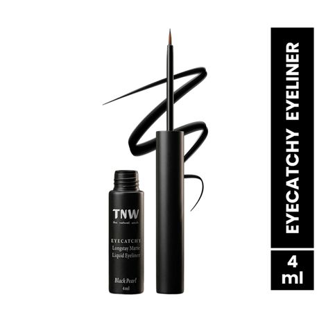 Buy TNW The Natural Wash Eyecatchy Longstay Matte Liquid Eyeliner with Hydrogenated Castor Oil | Smudgeproof | Pigmented | Long Lasting | Quick Dry 4 ml-Purplle