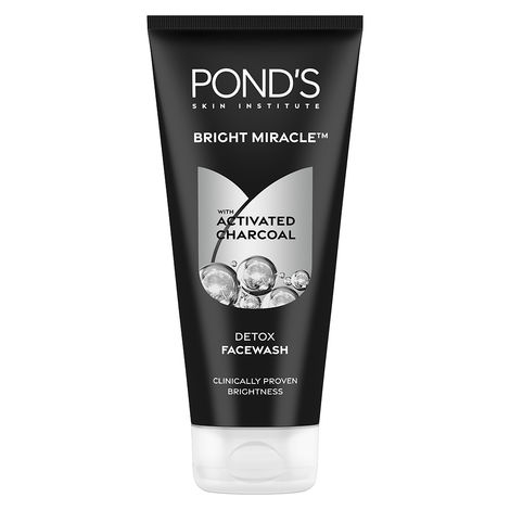 Buy Ponds Pure Detox Pollution Clear Face Wash With Activated Charcoal,100 gm-Purplle