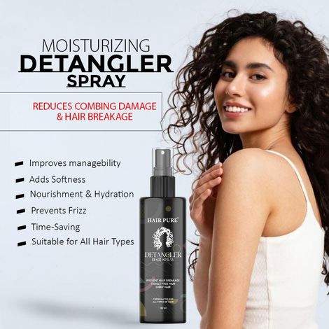 Buy Hair Pure Detangler Hair Spray 100 ml-Purplle