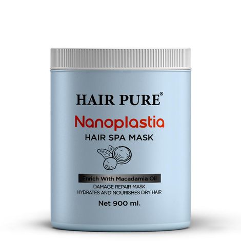 Buy Hair Pure Nanoplastia Hair SPA Mask Deep Nourishment With Macadamia Oil 900 ml-Purplle