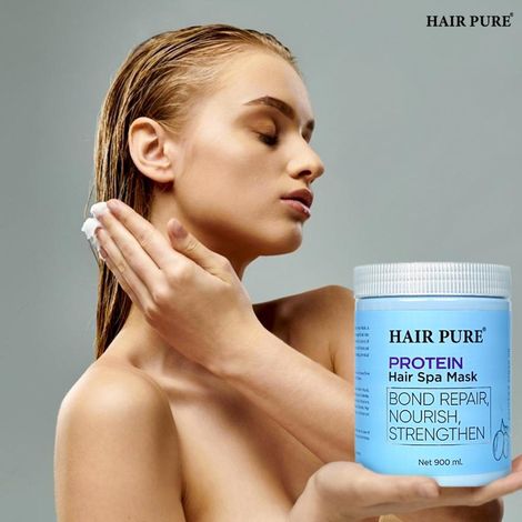 Buy Hair Pure Protein Hair Spa Mask Bond Repair & Nourish 900 ml-Purplle