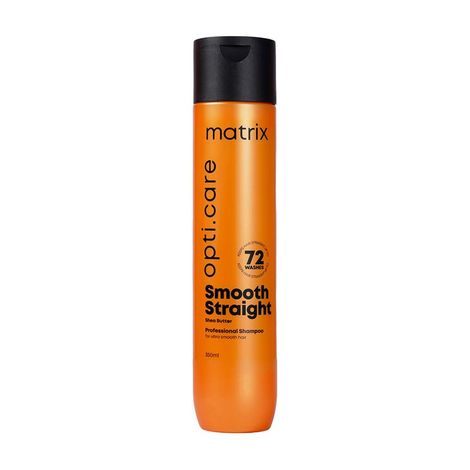 Buy MATRIX Opti.Care Smooth Straight Professional Shampoo for Frizzy, Hair 96Hr Frizz Control Used by 1 Lakh Hairstylist with Shea Butter, 350 ml-Purplle