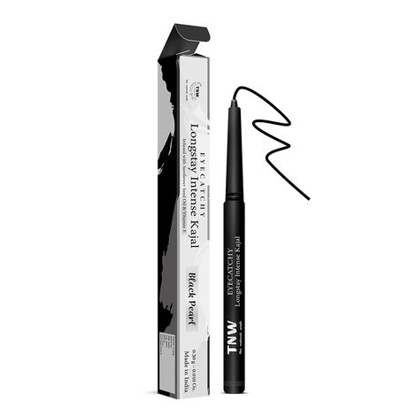 Buy TNW The Natural Wash Eyecatchy Longstay Intense Kajal with Sunflower Seed Oil | Smudgeproof | Pigmented | Long Lasting | Waterproof | Kajal for women 1 Pc-Purplle