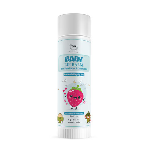 Buy TNW The Natural Wash Baby Lip Balm for Dry Lips | Lip Balm for Kids | With Shea Butter & Coconut Oil 6 gm-Purplle