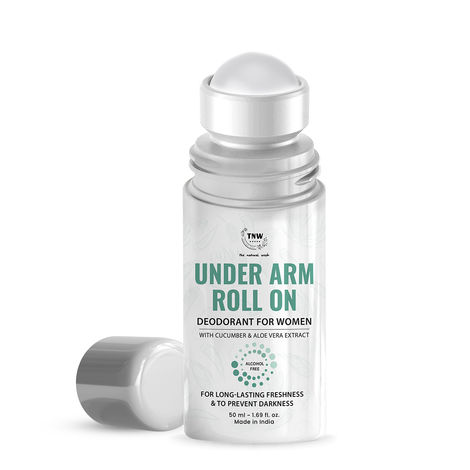 Buy TNW The Natural Wash Underarm Roll-On Deodorant For Women| With Cucumber & Aloe Vera Extract and Hyaluronic Acid | For Long-Lasting Freshness 50 ml-Purplle