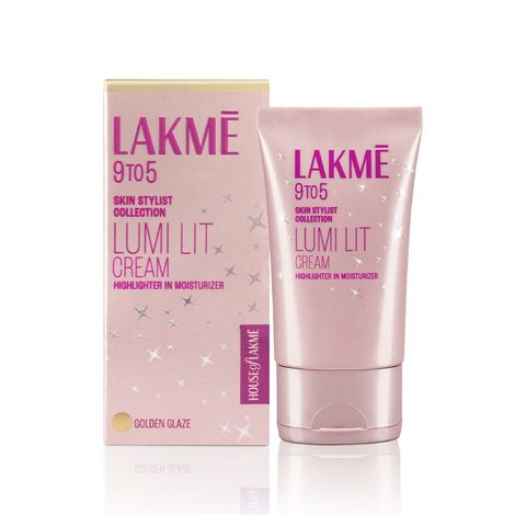 Buy Lakme Lumi Strobe Cream - Highlighter + Moisturizer + Primer With Hyaluronic Acid & Niacinamide - Gold | 60 gm-Purplle