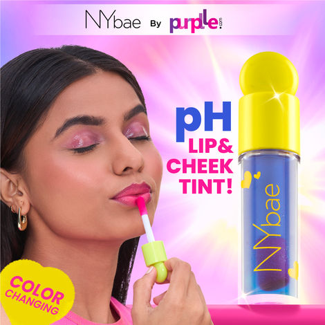 Buy NY Bae pH Lip & Cheek Tint (5 ml) | Colour Changing | Custom Shade | pH Adaptable | Dewy Blush | Glossy Lips | Lightweight | Non-Sticky | Multi-use-Purplle
