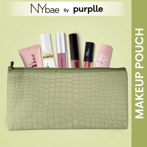 Buy NY Bae Travel Around Town Pouch | Travel Friendly | Multi Purpose Bag | Spacious - Pista Punch (1 Pc)-Purplle