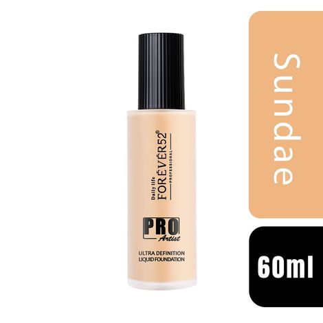 Buy Daily Life Forever52 Pro Artist Ultra Definition Long Lasting Waterproof Full Coverage Liquid Foundation BUF006 (60 ml)-Purplle
