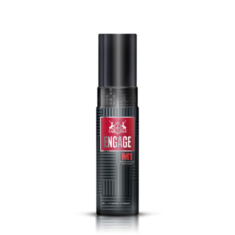 Buy Engage M1 Perfume for Men, Aromatic woody and Woody Fragrance Scent, Skin Friendly Perfume for Men Long Lasting Smell, 120 ml-Purplle