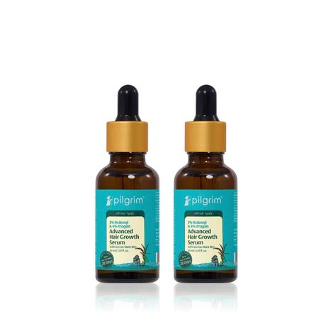 Buy Pilgrim Hair Growth Serum (30 ml) Pack of 2-Purplle