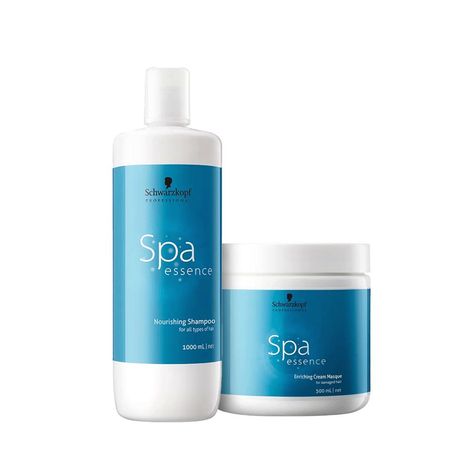 Buy Schwarzkopf Professional Spa Essence Shampoo + Mask Combo(500 ml + 1000 ml)-Purplle