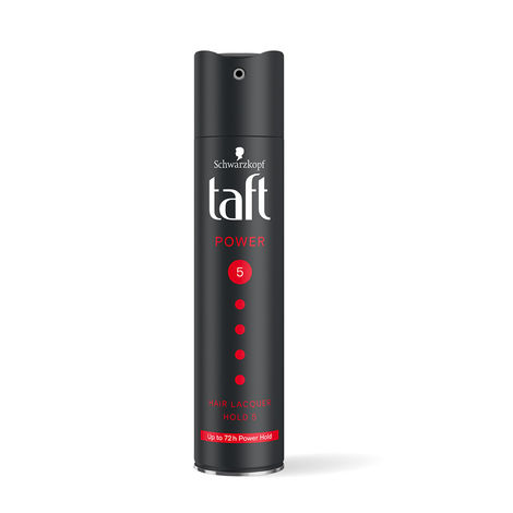 Buy Schwarzkopf TAFT Power Hair Spray With Caffeine Formula For Strengthening Hold 5, Lasts 72 Hrs-250 ml-Purplle