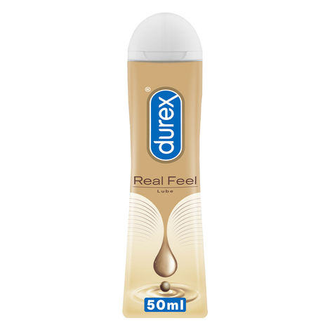 Buy Durex Real Feel Long-Lasting Lubricant - 50 ml-Purplle