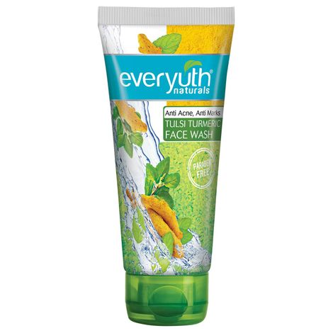 Buy Everyuth Naturals Anti Acne Anti Marks Tulsi Turmeric Face Wash (150 gm)-Purplle