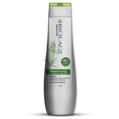 Buy Biolage Professional Fiberstrong Anti-Breakage Shampoo, 95% less breakage & Reduces Hairfall, With Bamboo, Vegan & Cruelty-Free, 200 ml-Purplle