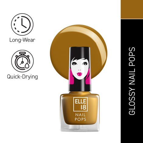 Buy Elle18 Nail Pops Nail Color 166 (5 ml)-Purplle