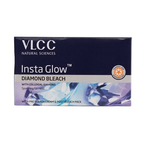 Buy VLCC Insta Glow Diamond Bleach (402 gm)-Purplle