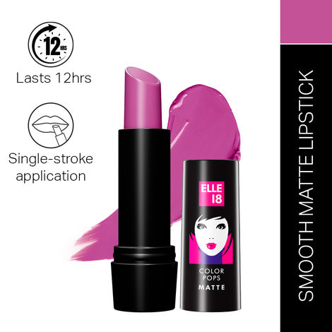 Buy Elle18 Color Pop Matte Lip Color, P28, Misty Magenta, 4.3 gm-Purplle