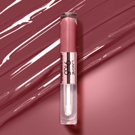 Buy Lakme 9 to 5 Double Duty Matte to Glass Liquid Lip - Sweet Praline, 7.6 ml-Purplle